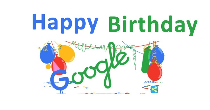 Khi nào là sinh nhật của google?